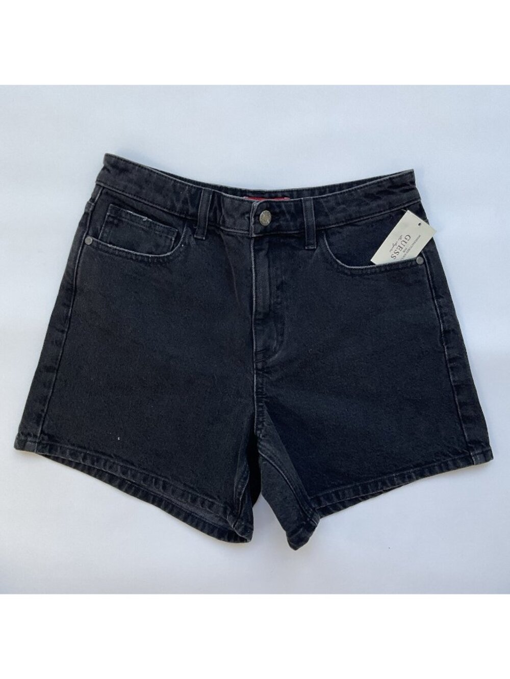 Guess Women’s High Rise Short In Black Size 27